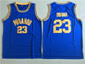 Maillot De Basket NCAA When the University of Pune Obama 23 Engrener Bleu